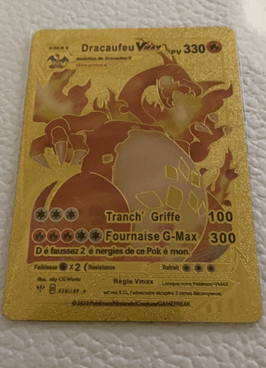 Fake Metal Card Pokemon