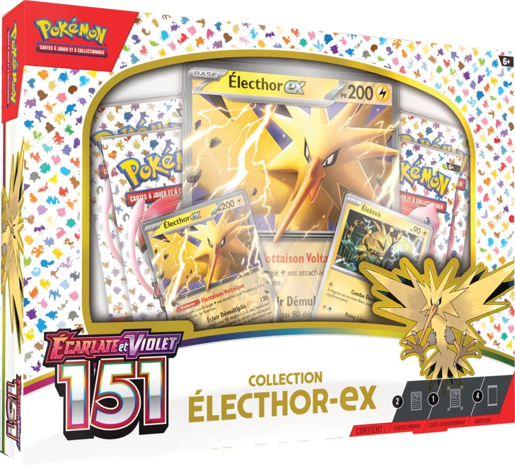 Coffret Premium Pokémon Écarlate et Violet - 10 cartes promo + 7 boosters -  Cdiscount Jeux - Jouets