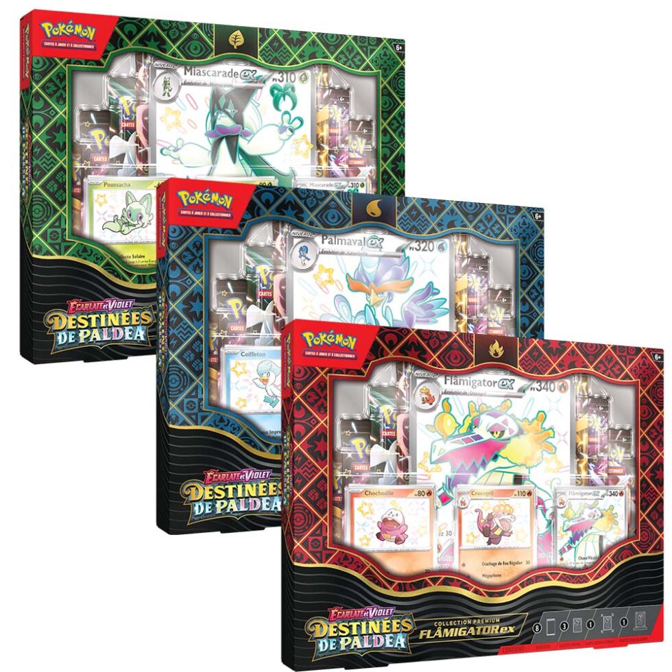 Pokémon - Écarlate et Violet 04.5 - Destinées de Paldea - Collection Premium - Palmaval-ex (FRA)